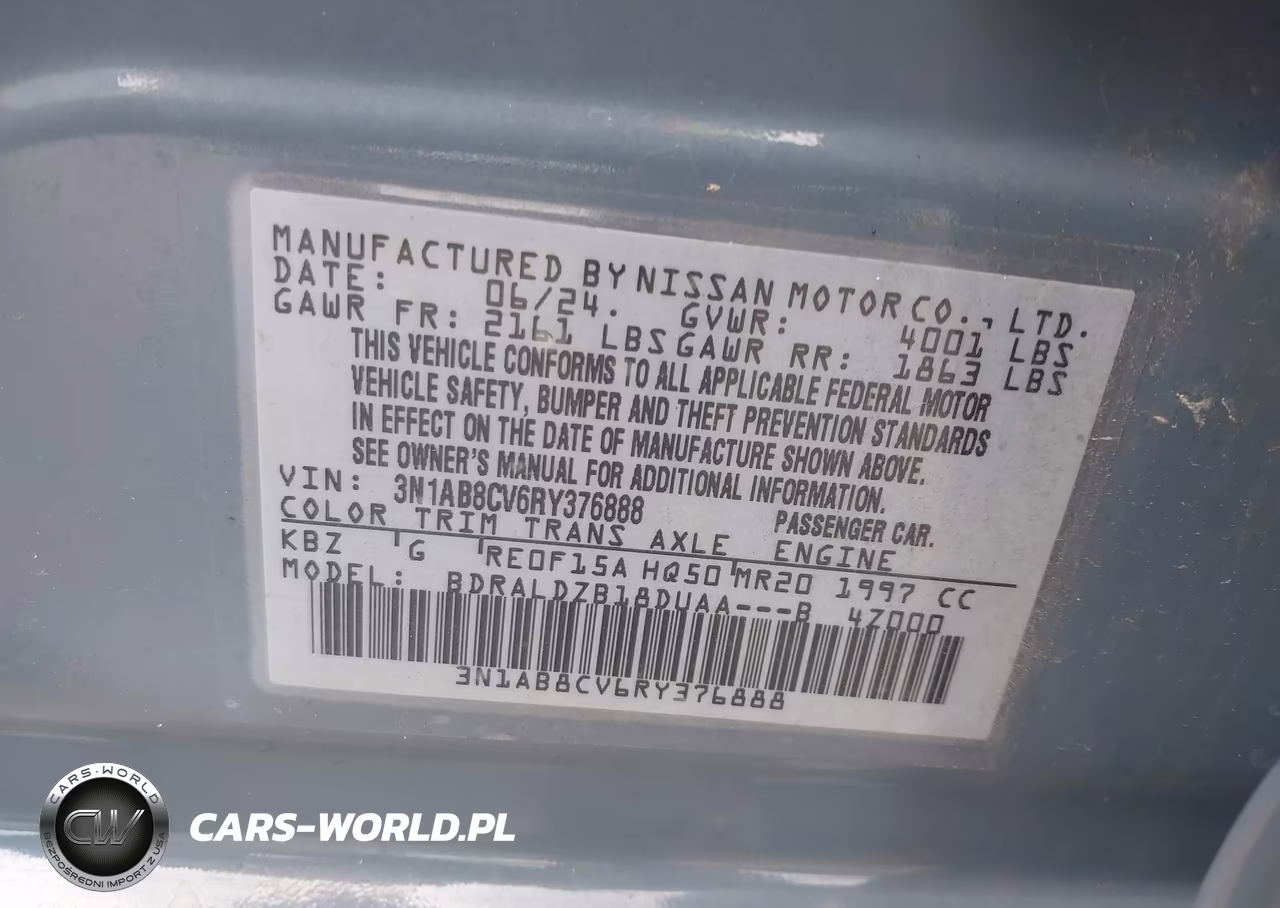 2024 Nissan Sentra Sv Xtronic Cvt VIN:3N1AB8CV6RY376888 - 9