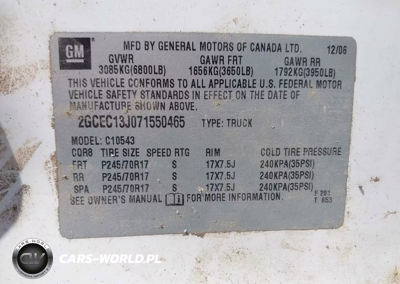 2007 Chevrolet Silverado 1500 Lt1 VIN:2GCEC13J071550465 - 9