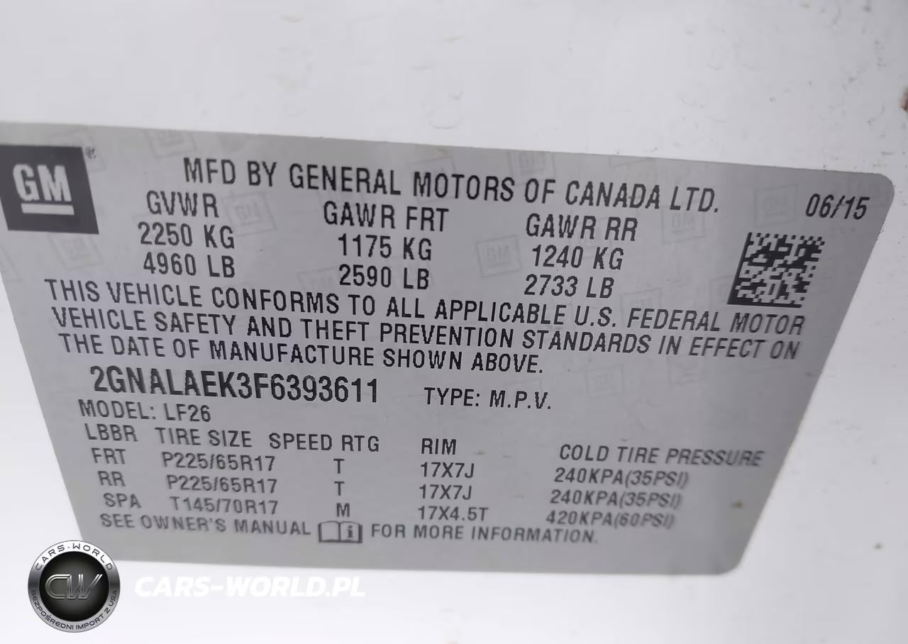 2015 Chevrolet Equinox Ls VIN:2GNALAEK3F6393611 - 9