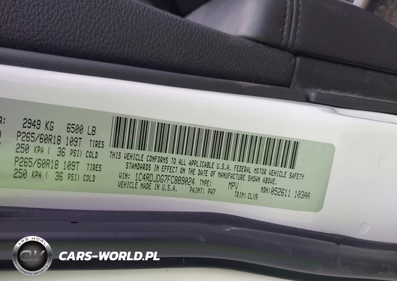 2015 Dodge Durango Limited VIN:1C4RDJDG7FC889024 - 9