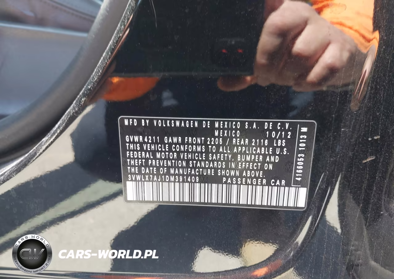 2013 Volkswagen Jetta 2.5L Sel VIN:3VWLX7AJ1DM391409 - 9
