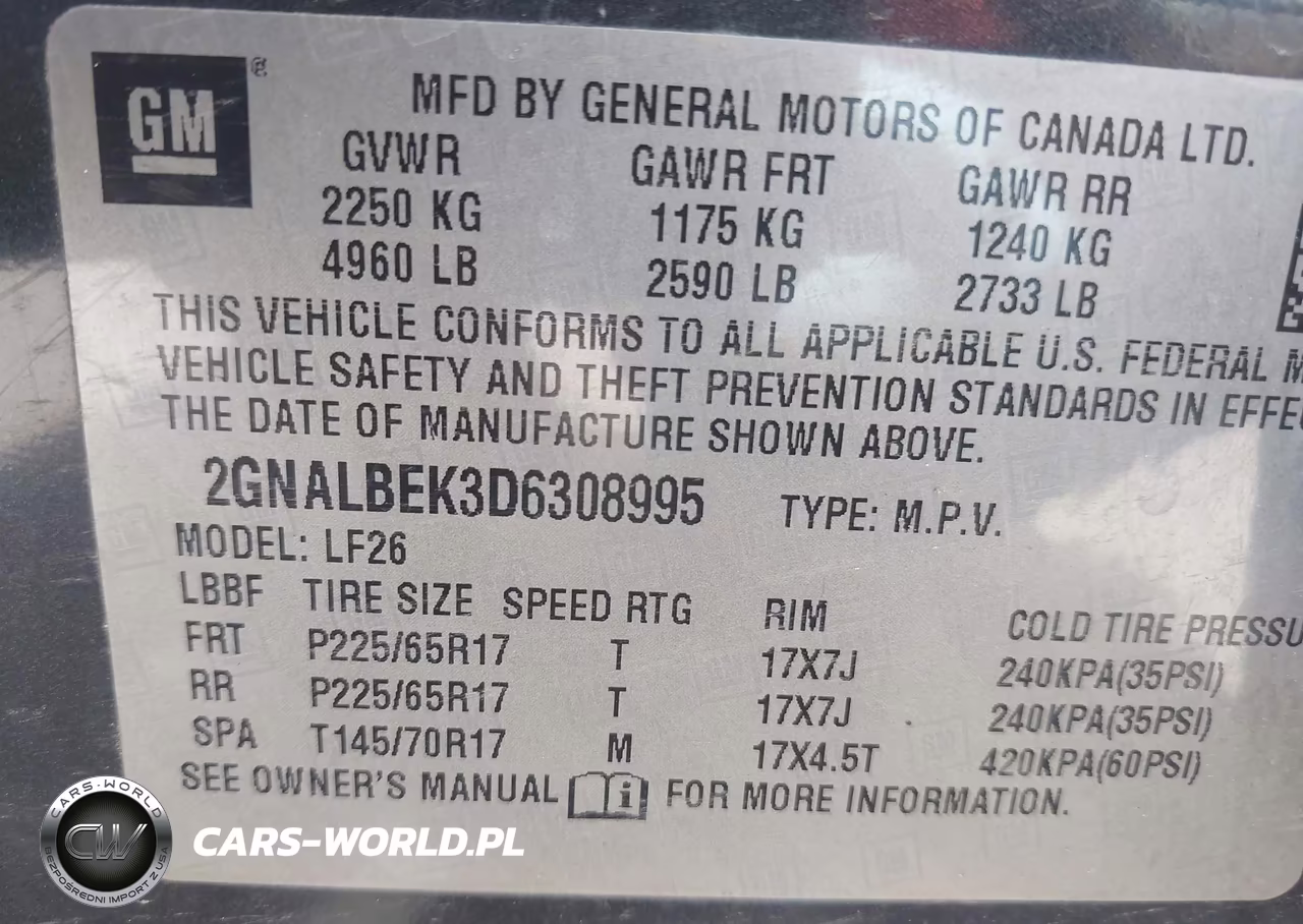 2013 Chevrolet Equinox Ls VIN:2GNALBEK3D6308995 - 9