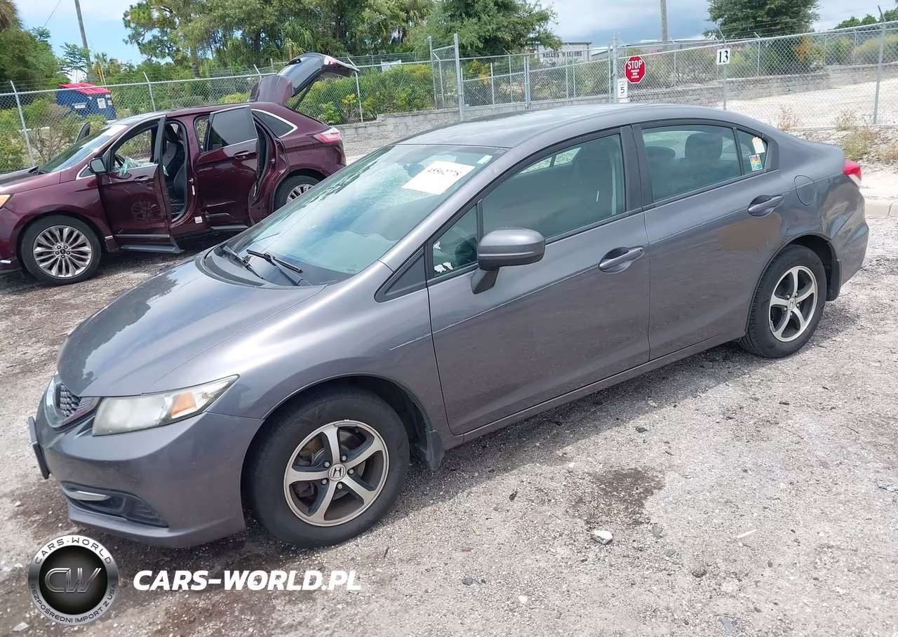 2015 Honda Civic Se VIN:19XFB2F75FE010785 - 2