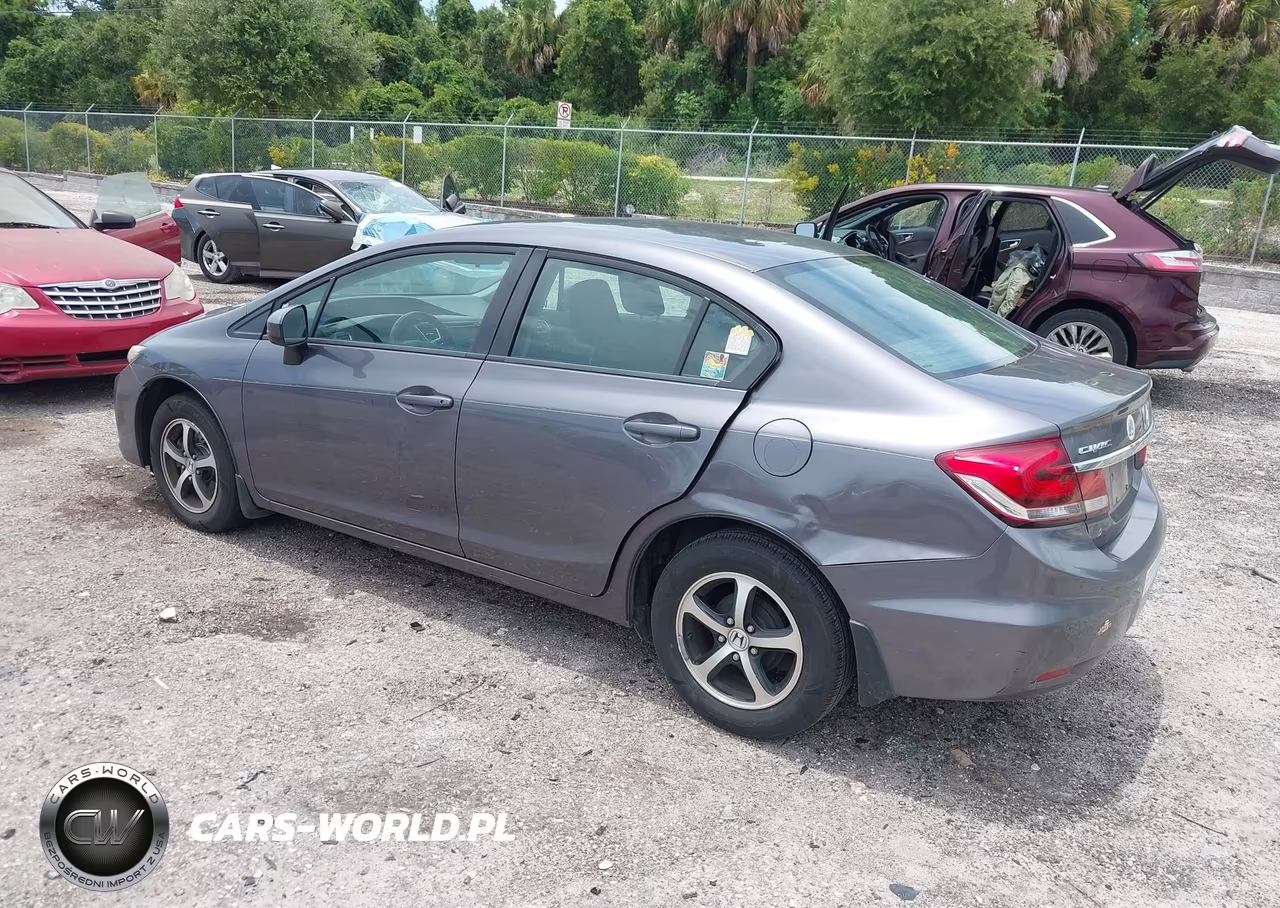2015 Honda Civic Se VIN:19XFB2F75FE010785 - 3