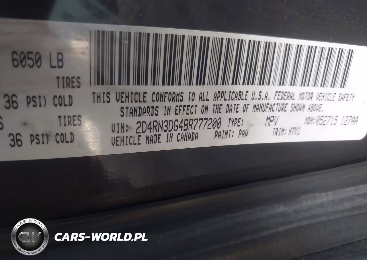 2011 Dodge Grand Caravan Mainstreet VIN:2D4RN3DG4BR777200 - 9