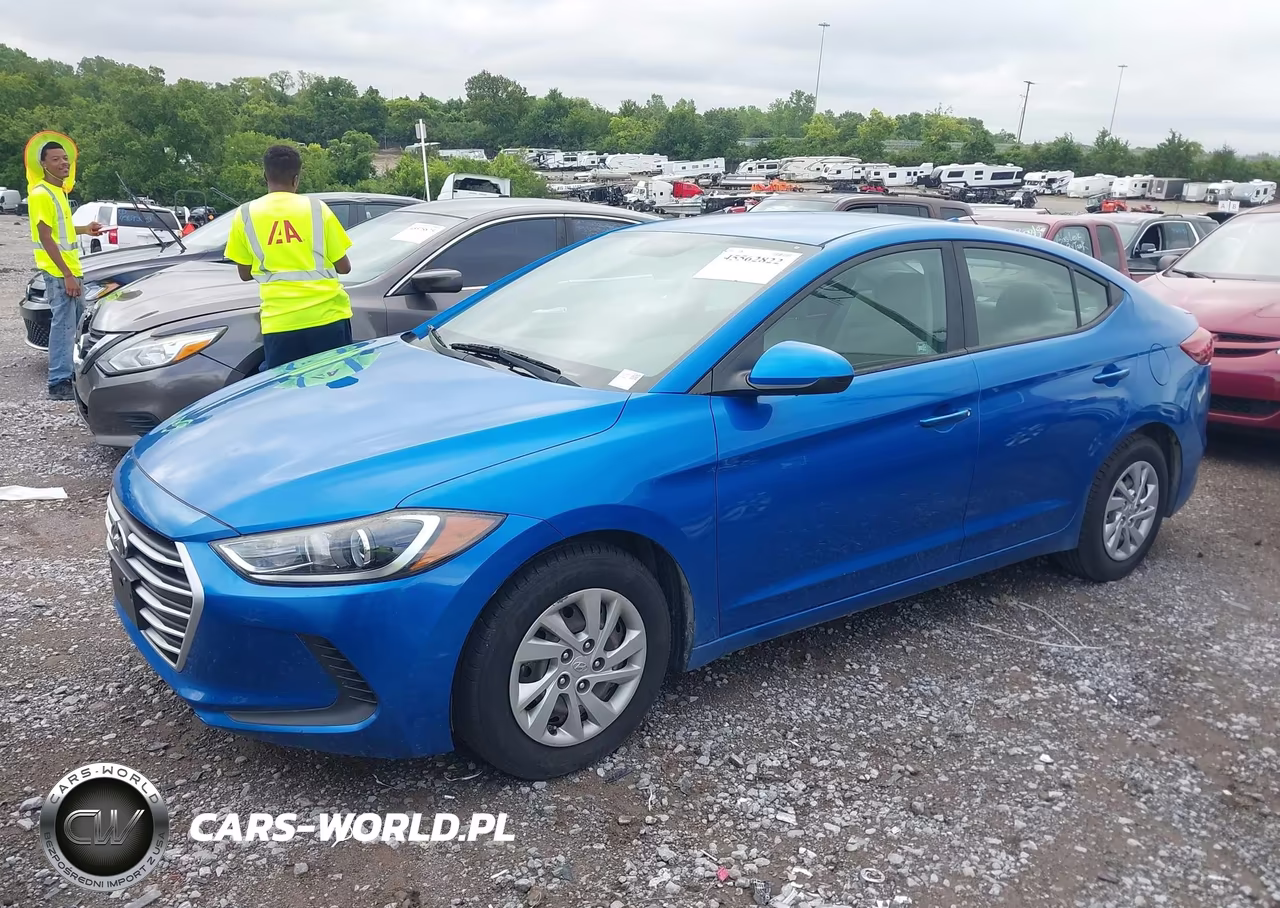 2017 Hyundai Elantra Se VIN:KMHD74LF3HU350601 - 2