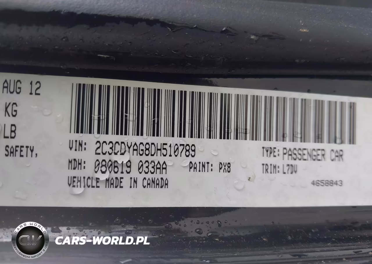 2013 Dodge Challenger Sxt VIN:2C3CDYAG8DH510789 - 9