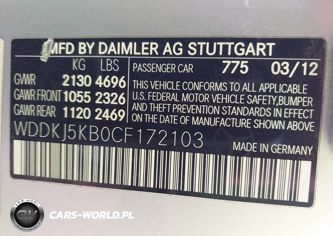 2012 Mercedes-Benz E 350 VIN:WDDKJ5KB0CF172103 - 9
