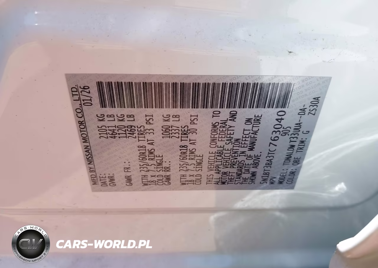 2026 Nissan Rogue Sv VIN:5N1BT3BA3TC763040 - 9
