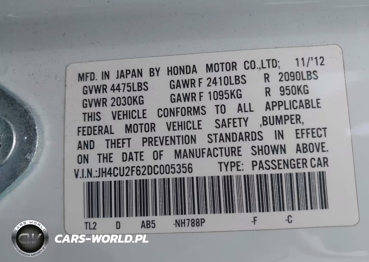 2013 Acura Tsx 2.4 VIN:JH4CU2F62DC005356 - 9