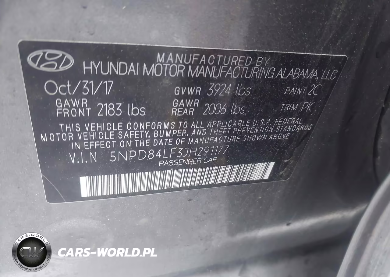 2018 Hyundai Elantra Sel VIN:5NPD84LF3JH291177 - 9