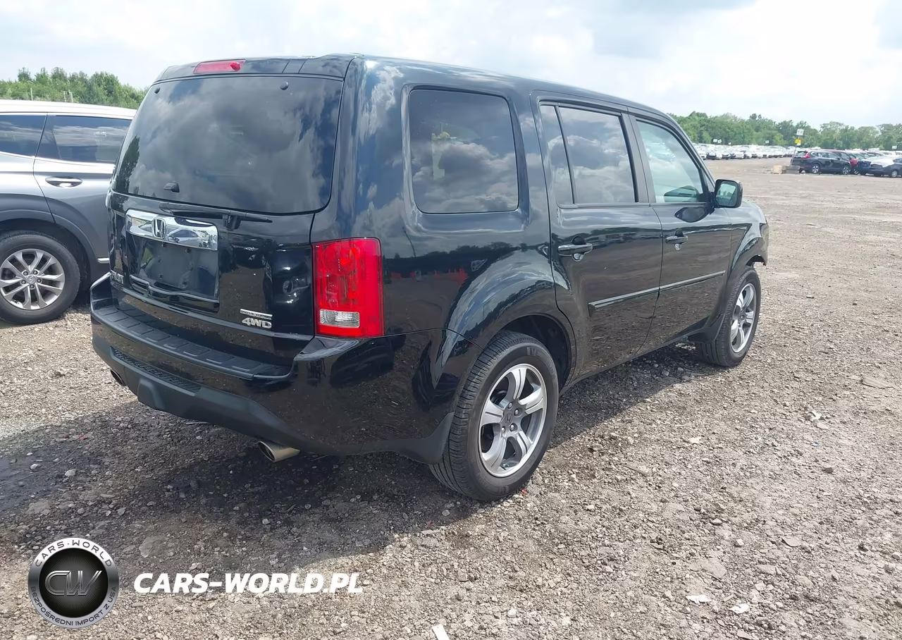 2015 Honda Pilot Se VIN:5FNYF4H37FB053344 - 4