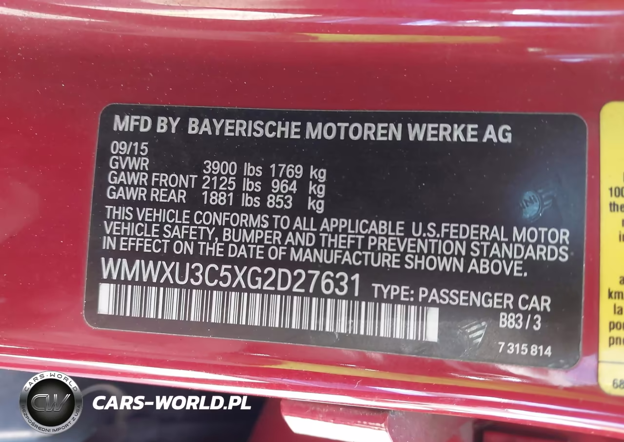 2016 Mini Hardtop Cooper S VIN:WMWXU3C5XG2D27631 - 9