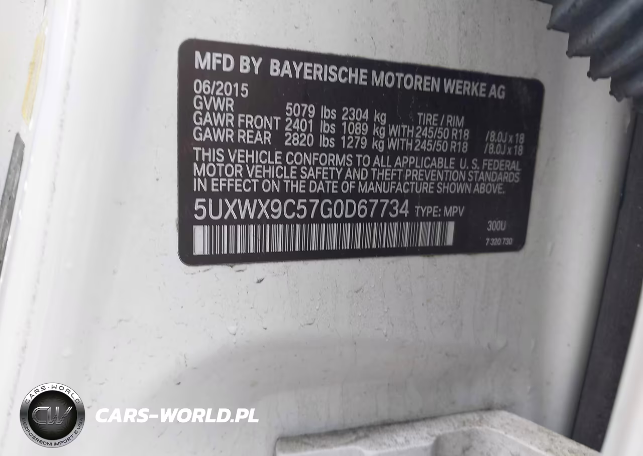 2016 BMW X3 xDrive28I VIN:5UXWX9C57G0D67734 - 9