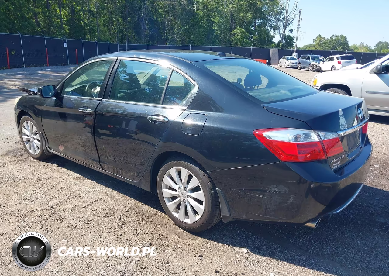 2014 Honda Accord Ex-L V-6 VIN:1HGCR3F82EA004927 - 3