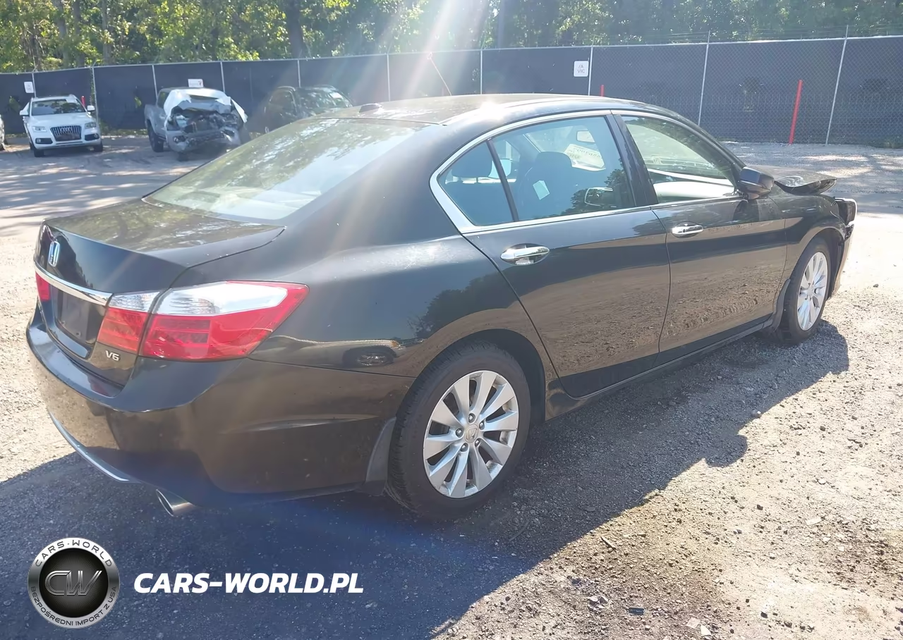 2014 Honda Accord Ex-L V-6 VIN:1HGCR3F82EA004927 - 4