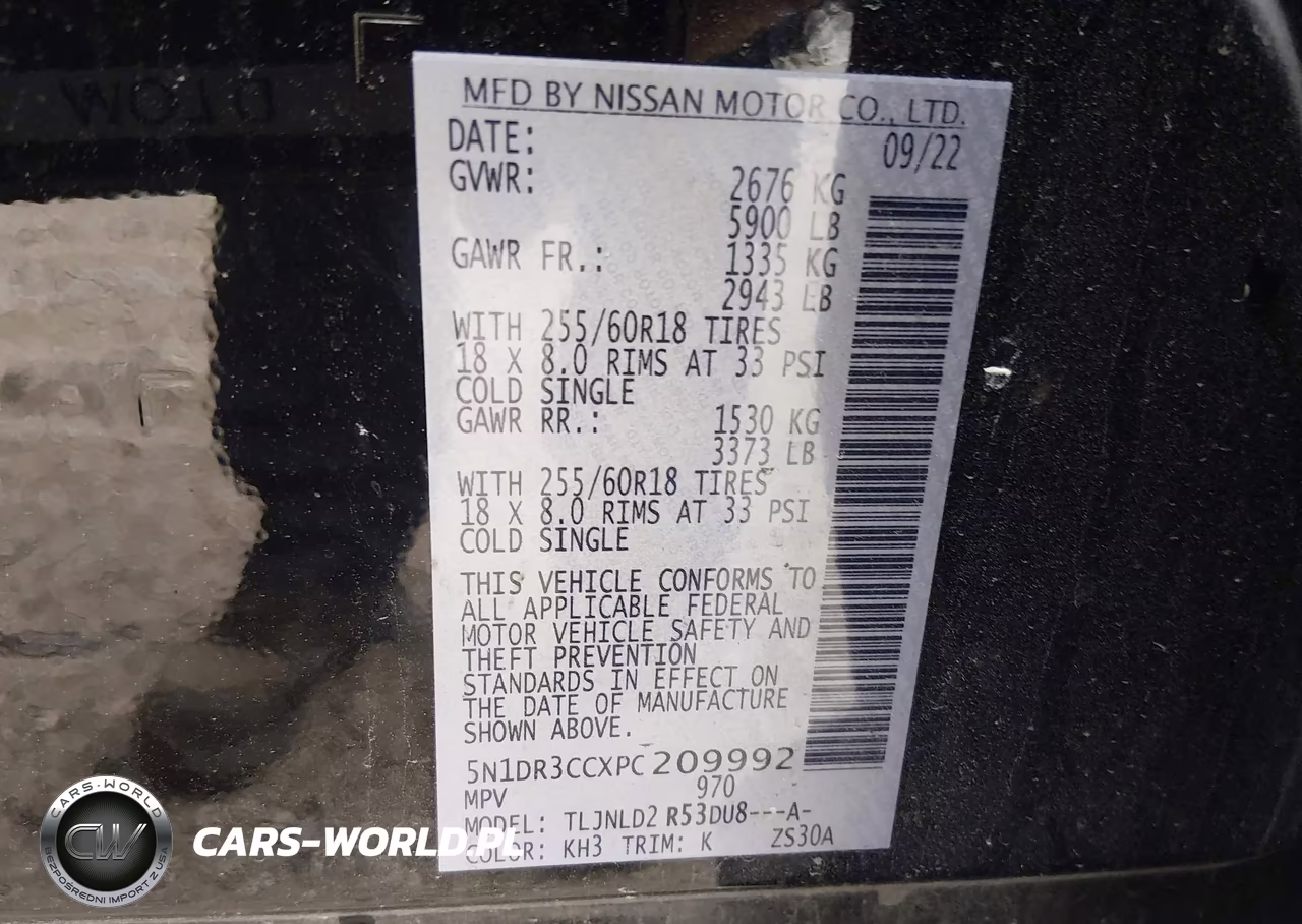 2023 Nissan Pathfinder Sl 4Wd VIN:5N1DR3CCXPC209992 - 9