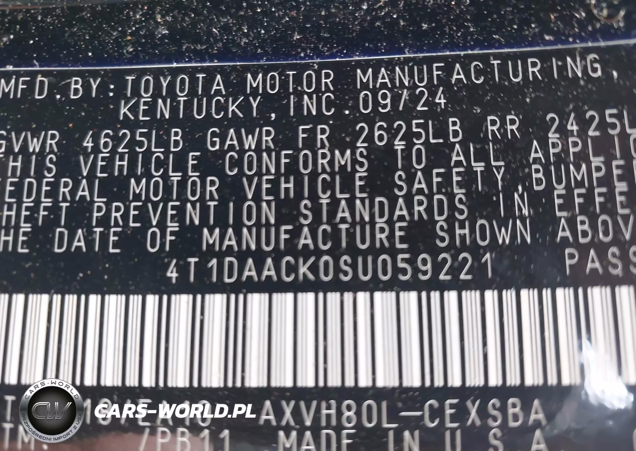 2025 Toyota Camry Se VIN:4T1DAACK0SU059221 - 9