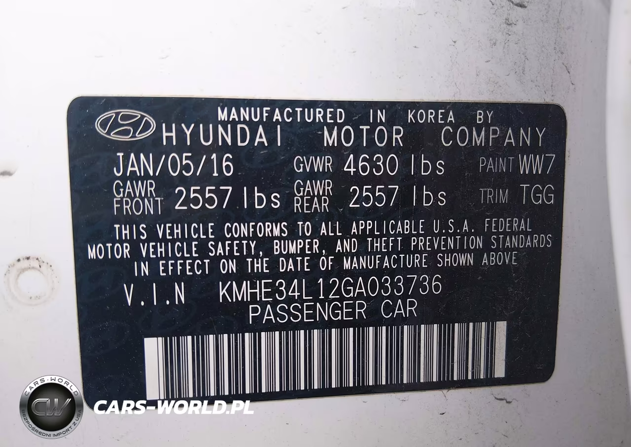 2016 Hyundai Sonata Hybrid Limited VIN:KMHE34L12GA033736 - 9