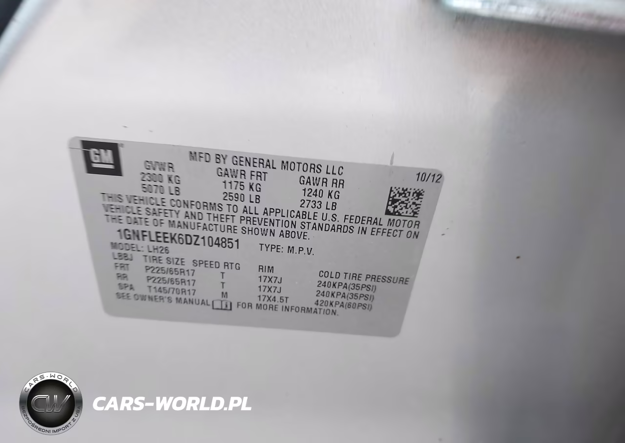 2013 Chevrolet Equinox Lt VIN:1GNFLEEK6DZ104851 - 9