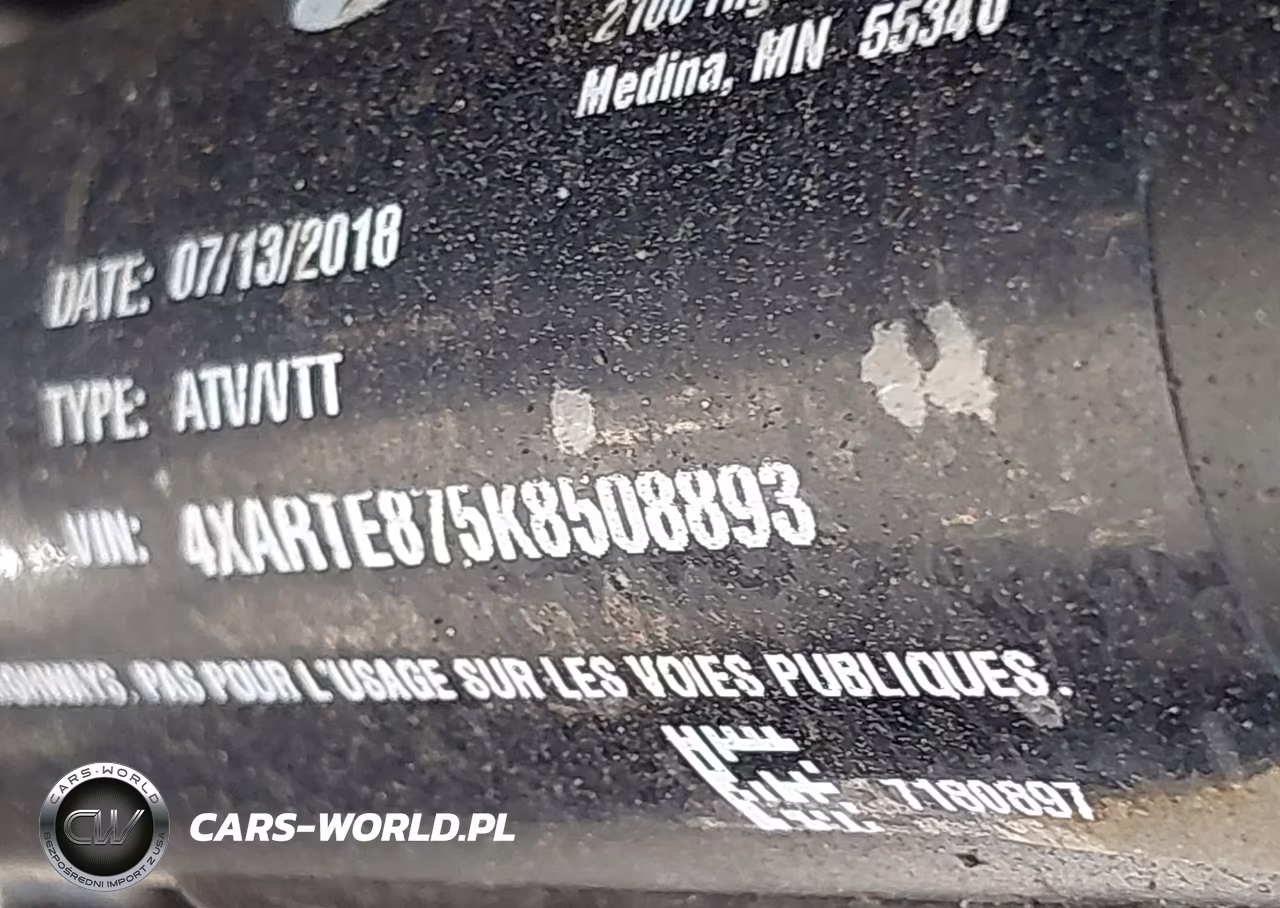 2019 Polaris Ranger Xp 900 Eps VIN:4XARTE875K8508893 - 10