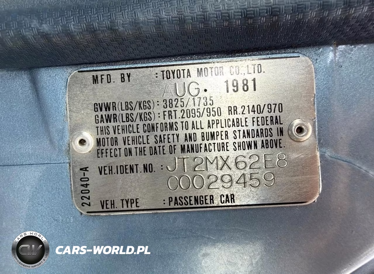 1982 Toyota Cressida Luxury VIN:JT2MX62E8C0029459 - 9