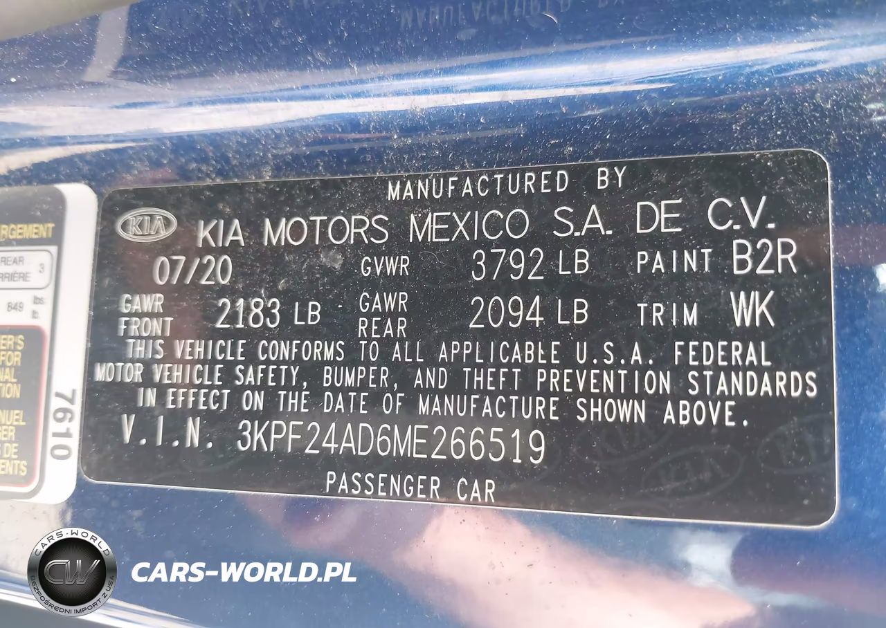 2021 Kia Forte Lxs VIN:3KPF24AD6ME266519 - 9