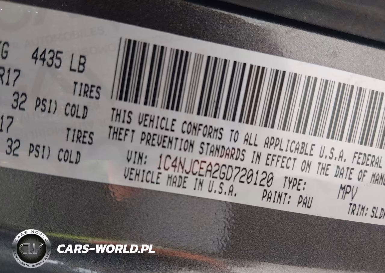 2016 Jeep Compass High Altitude Edition VIN:1C4NJCEA2GD720120 - 9