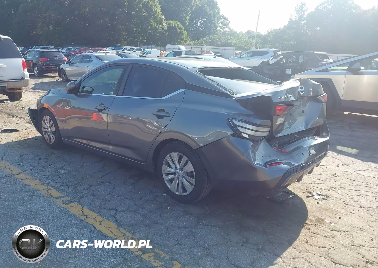 2020 Nissan Sentra S Xtronic Cvt VIN:3N1AB8BV5LY296006 - 3
