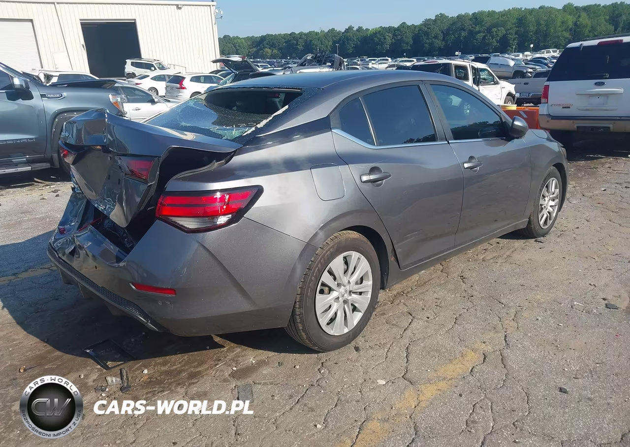 2020 Nissan Sentra S Xtronic Cvt VIN:3N1AB8BV5LY296006 - 4