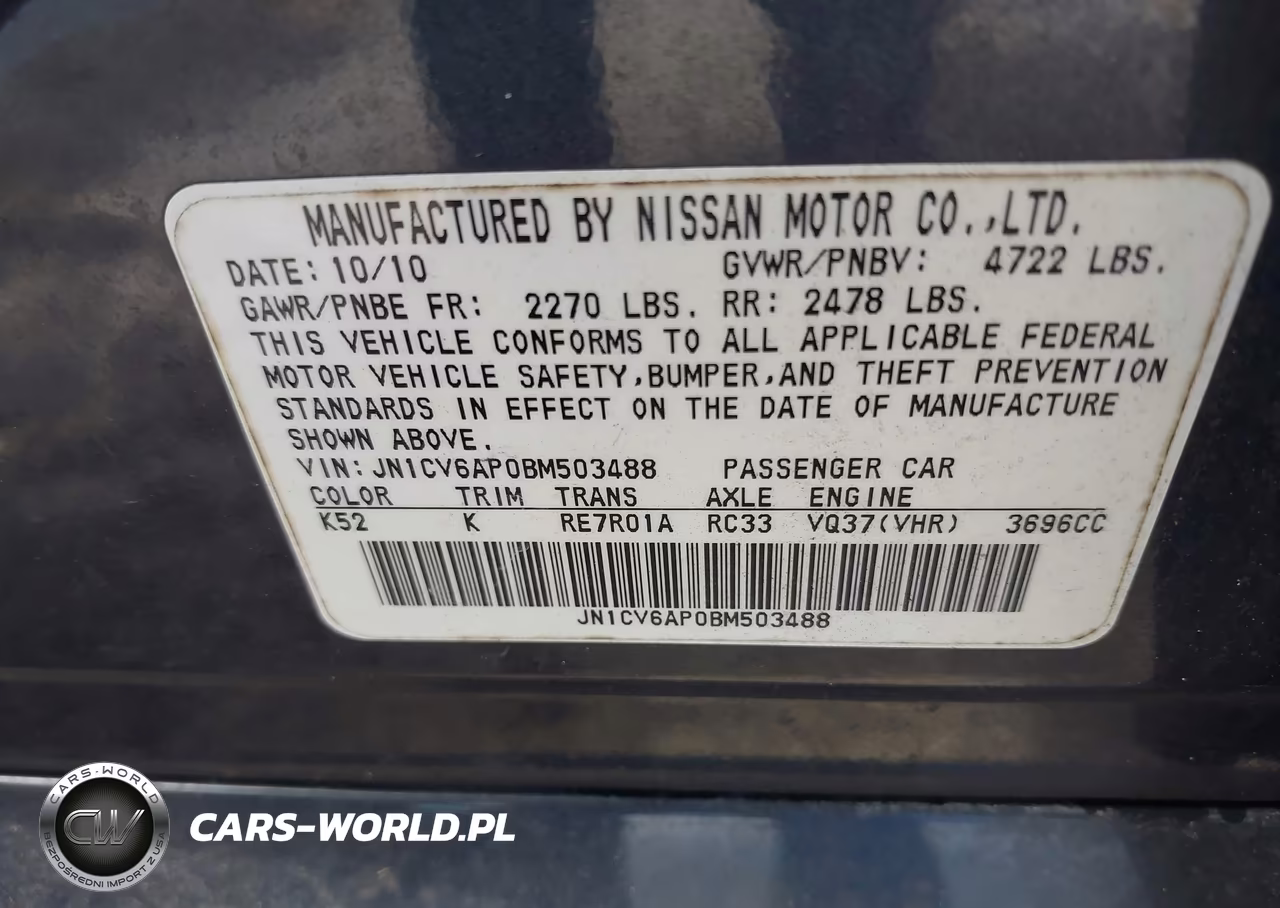 2011 Infiniti G37 Journey VIN:JN1CV6AP0BM503488 - 9