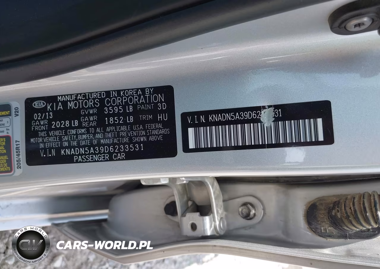 2013 Kia Rio Sx VIN:KNADN5A39D6233531 - 9