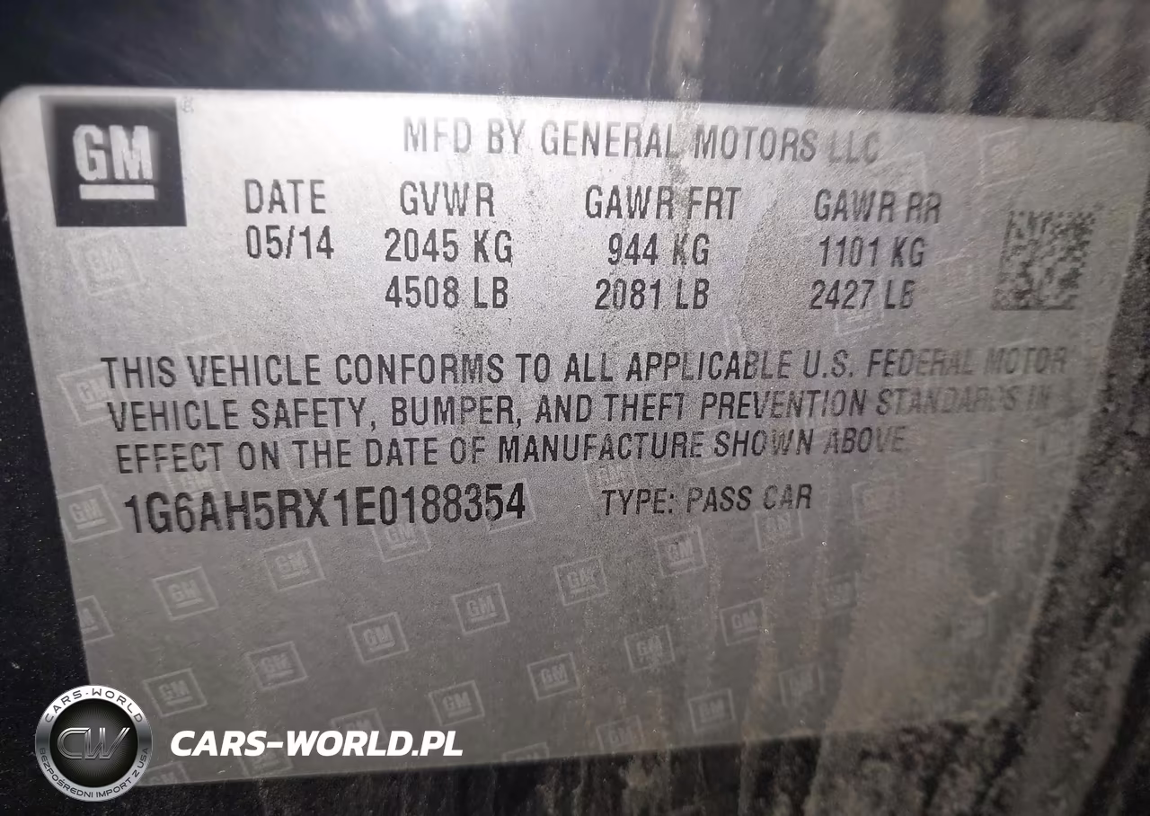 2014 Cadillac Ats Luxury VIN:1G6AH5RX1E0188354 - 9