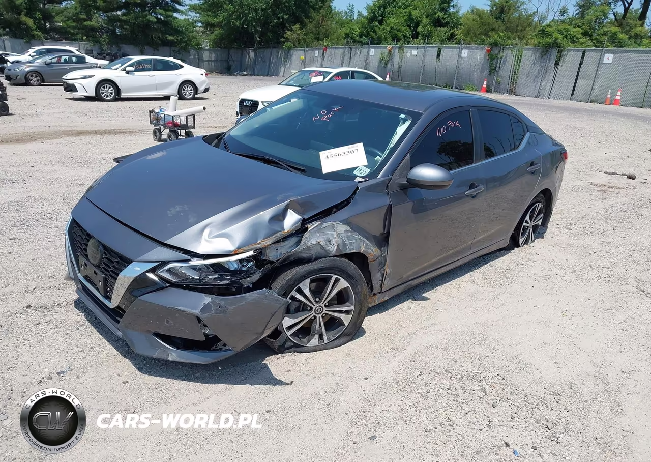 2022 Nissan Sentra Sv Xtronic Cvt VIN:3N1AB8CVXNY299002 - 2