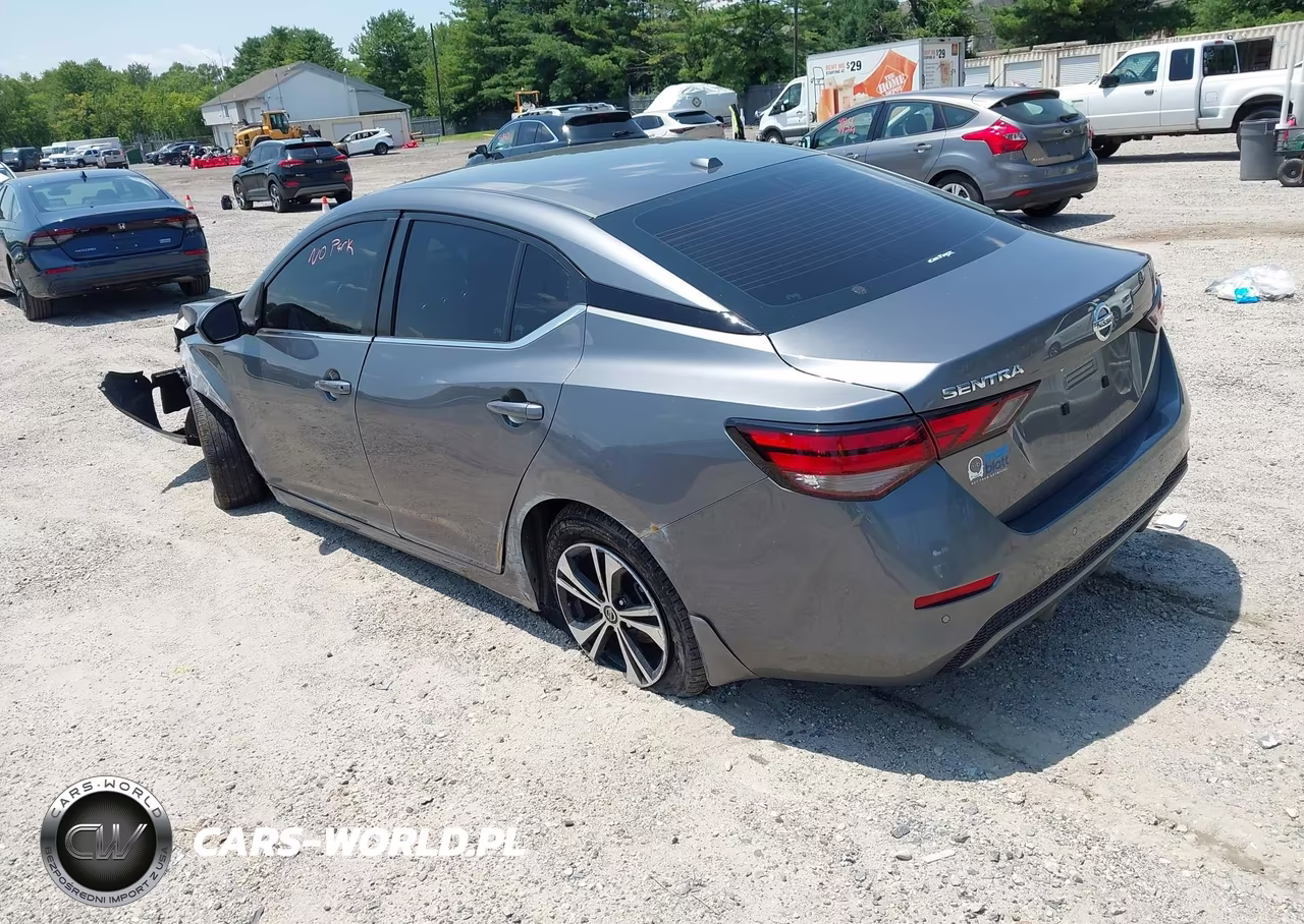 2022 Nissan Sentra Sv Xtronic Cvt VIN:3N1AB8CVXNY299002 - 3