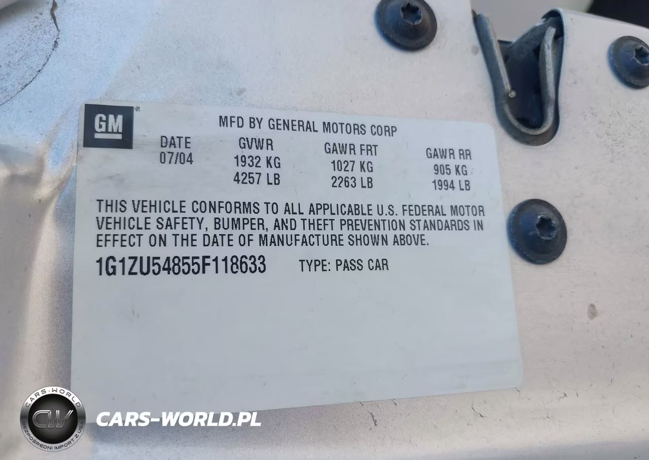2005 Chevrolet Malibu Lt VIN:1G1ZU54855F118633 - 9