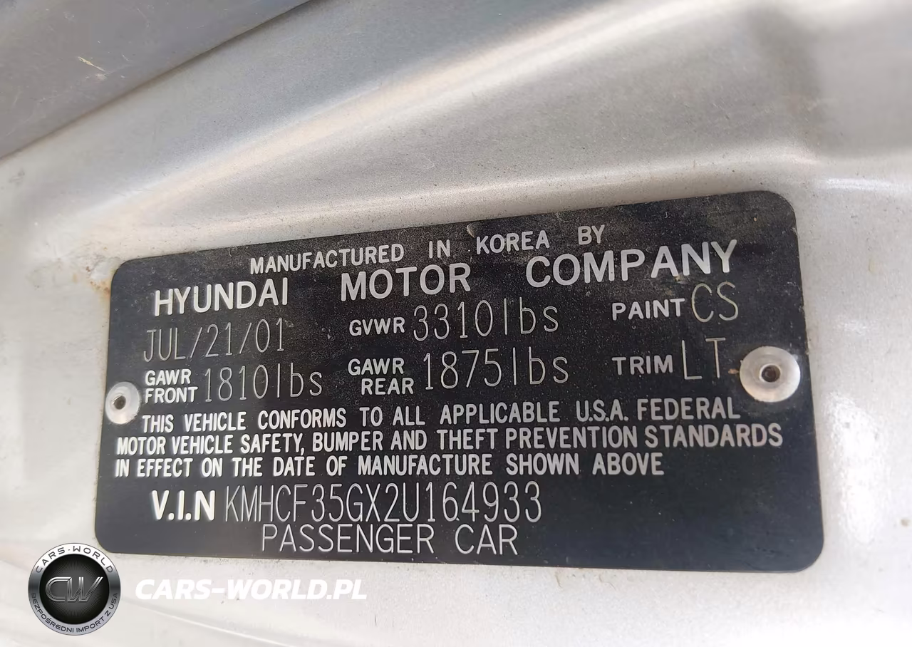 2002 Hyundai Accent L VIN:KMHCF35GX2U164933 - 9