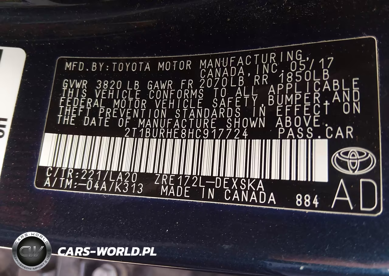 2017 Toyota Corolla Xse VIN:2T1BURHE8HC917724 - 9