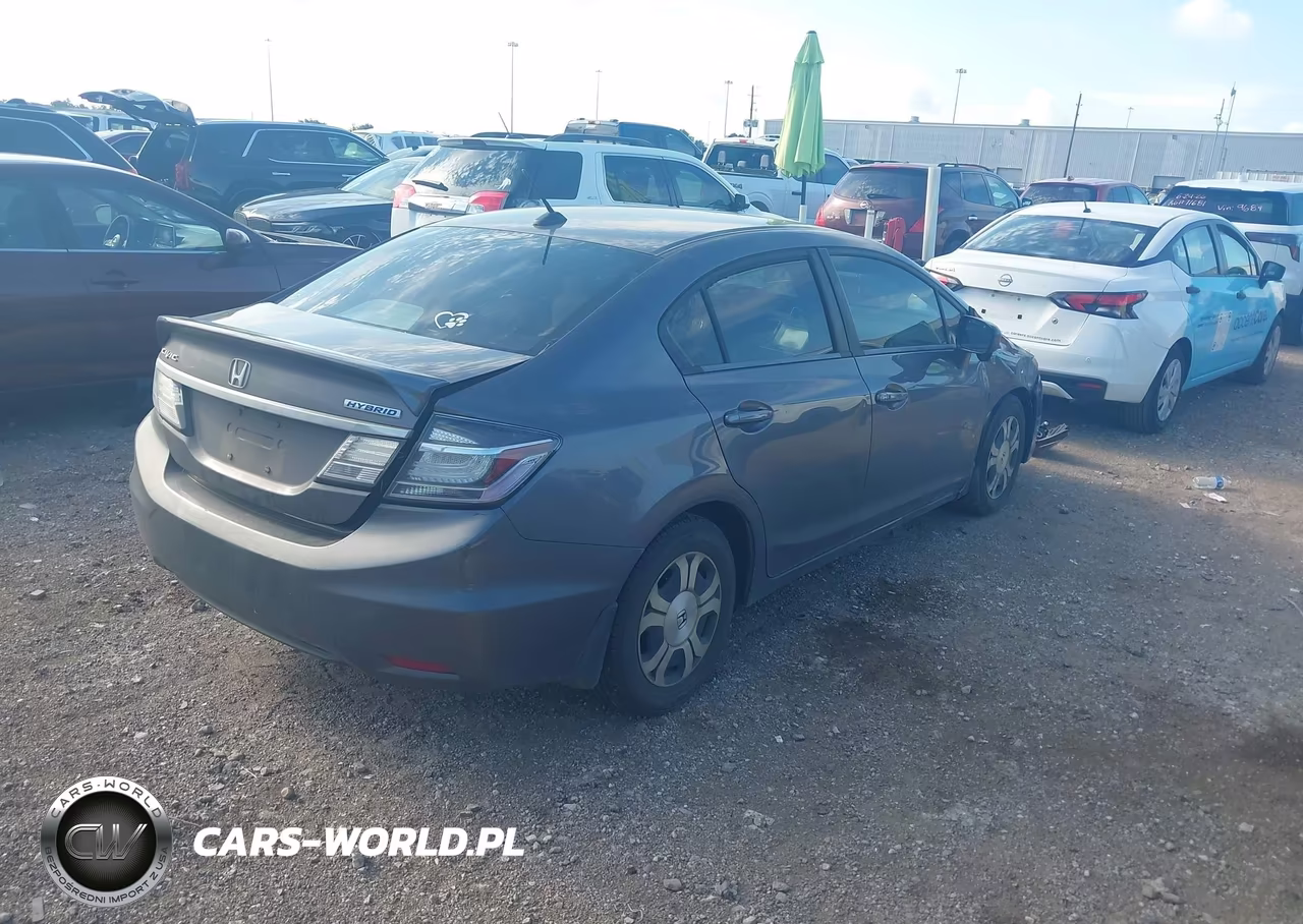 2014 Honda Civic Hybrid VIN:19XFB4F27EE000595 - 4