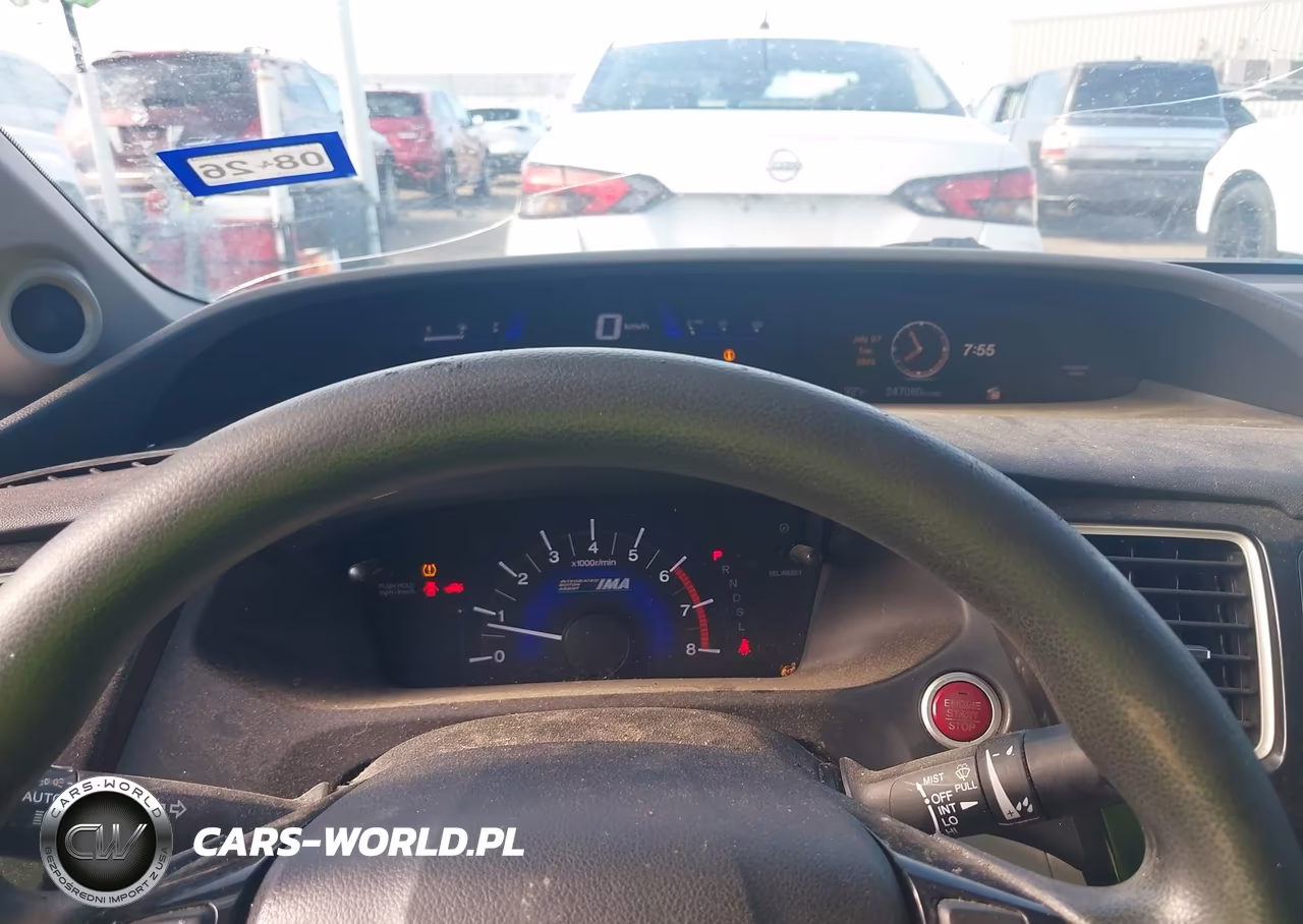 2014 Honda Civic Hybrid VIN:19XFB4F27EE000595 - 7