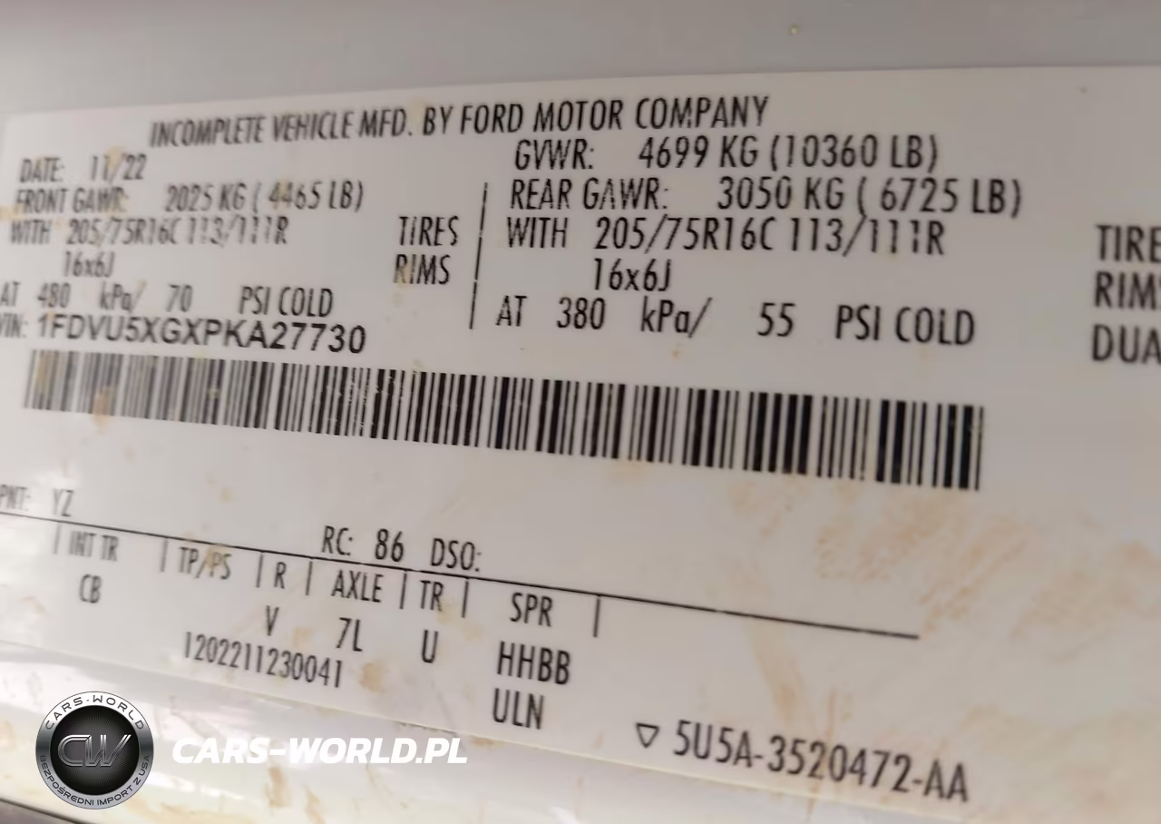 2023 Ford Transit-350 Passenger Van Xl VIN:1FDVU5XGXPKA27730 - 8