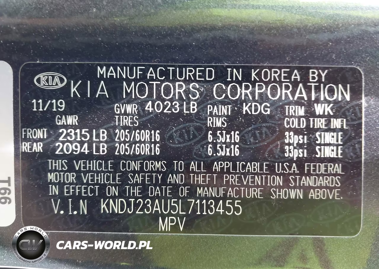 2020 Kia Soul Lx VIN:KNDJ23AU5L7113455 - 9