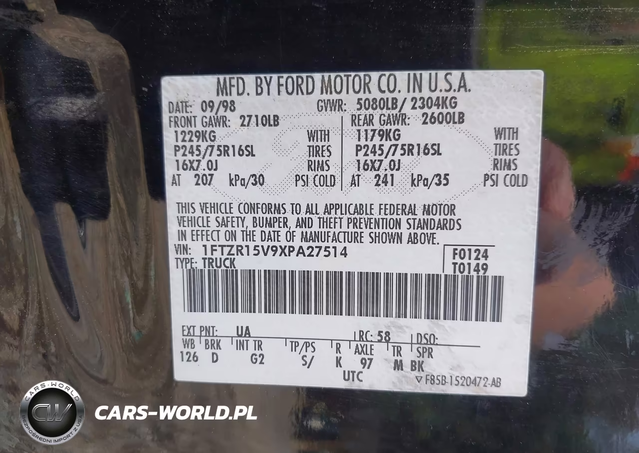 1999 Ford Ranger Xl-Xlt VIN:1FTZR15V9XPA27514 - 9