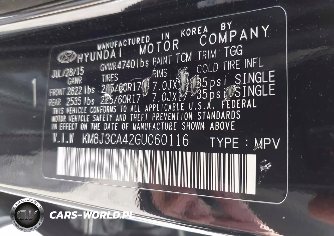 2016 Hyundai Tucson Se VIN:KM8J3CA42GU060116 - 9