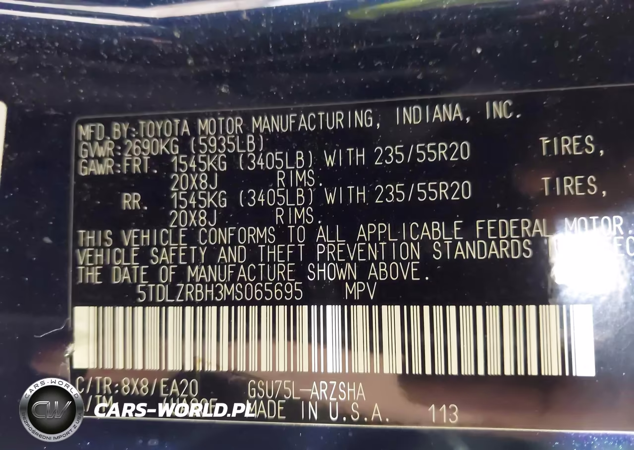 2021 Toyota Highlander Xse VIN:5TDLZRBH3MS065695 - 9