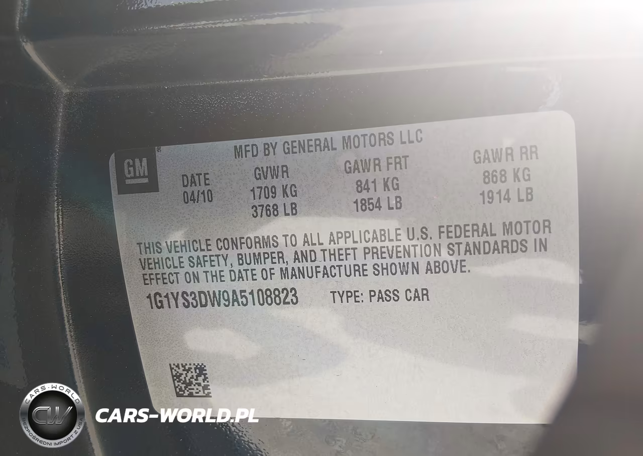 2010 Chevrolet Corvette Grand Sport VIN:1G1YS3DW9A5108823 - 9