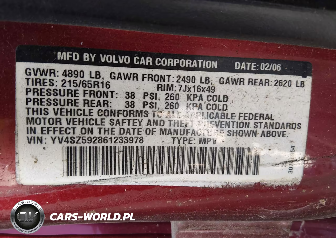 2006 Volvo Xc70 2.5T-Volvo Ocean Race Edition VIN:YV4SZ592861233978 - 9