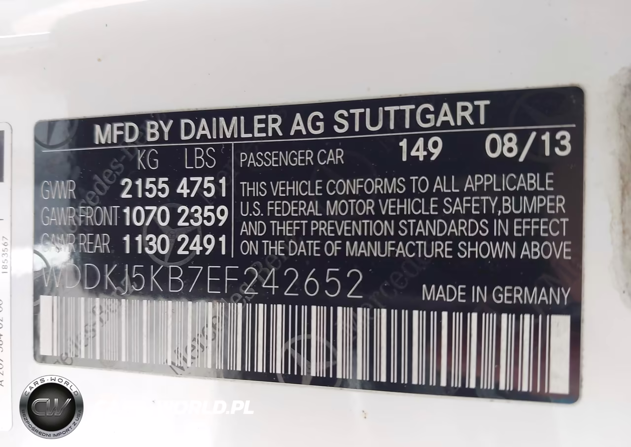2014 Mercedes-Benz E 350 VIN:WDDKJ5KB7EF242652 - 9