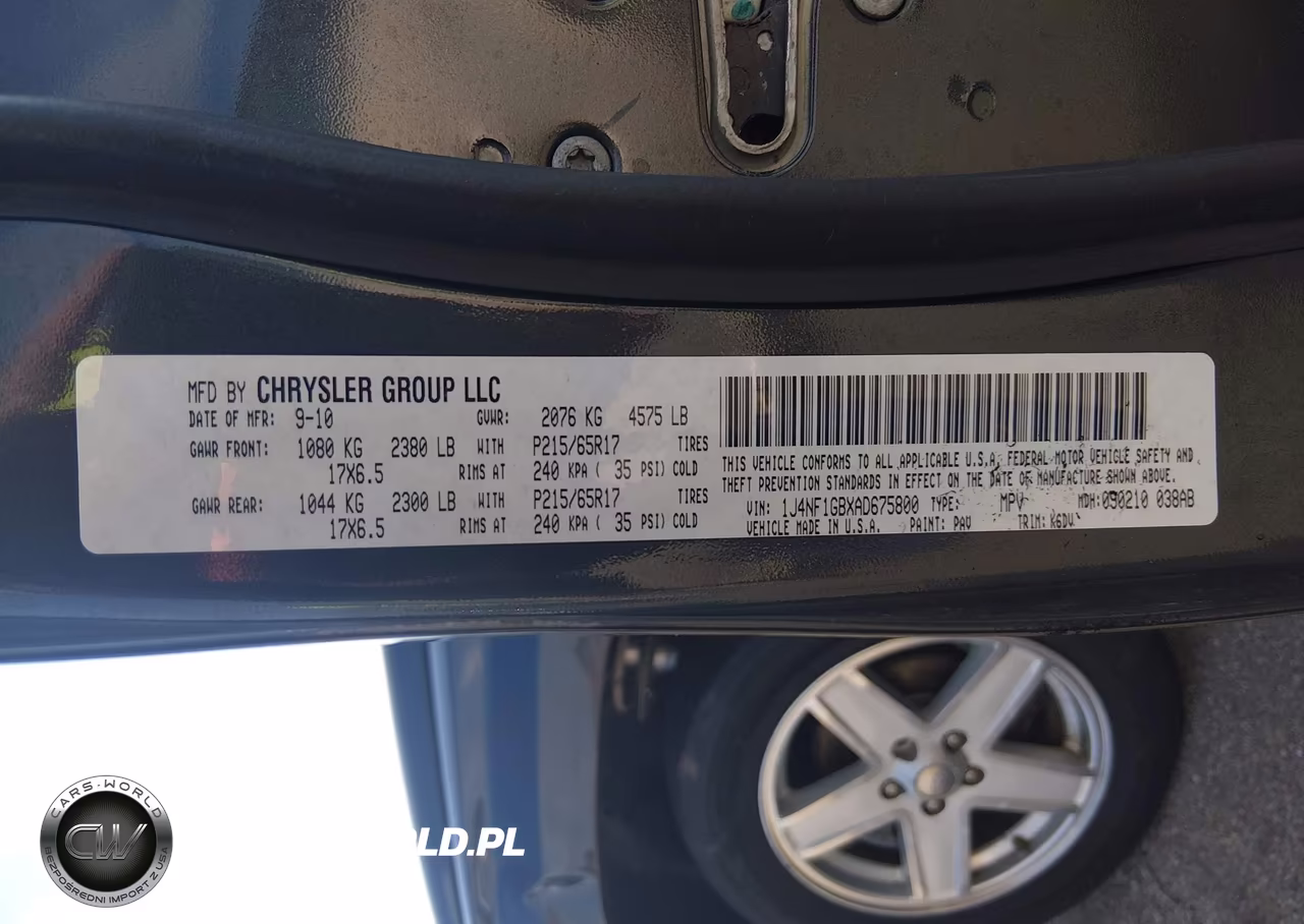 2010 Jeep Patriot Sport VIN:1J4NF1GBXAD675800 - 9