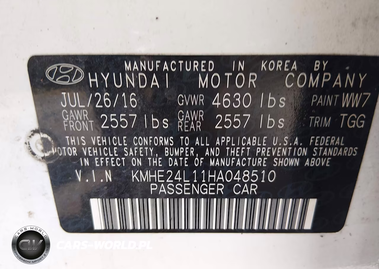 2017 Hyundai Sonata Hybrid Se VIN:KMHE24L11HA048510 - 9